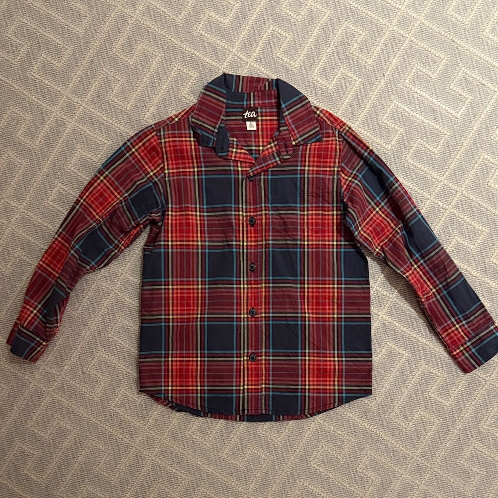 Tea Collection Kids Plaid Button-Down Shirt